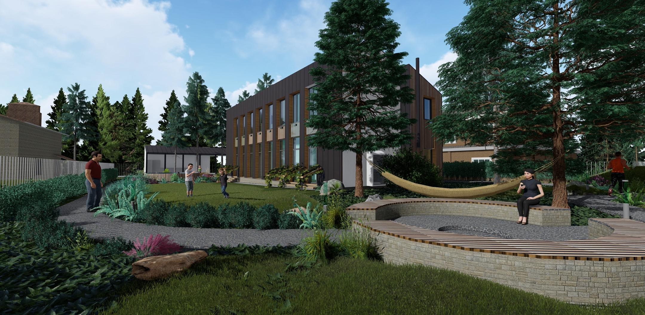 Дизайн загородного коттеджа