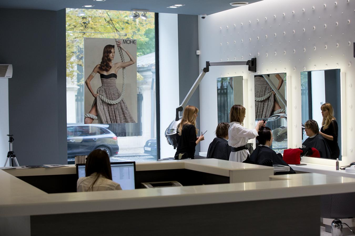 Салон красоты Моне Мясницкая дизайн интерьера