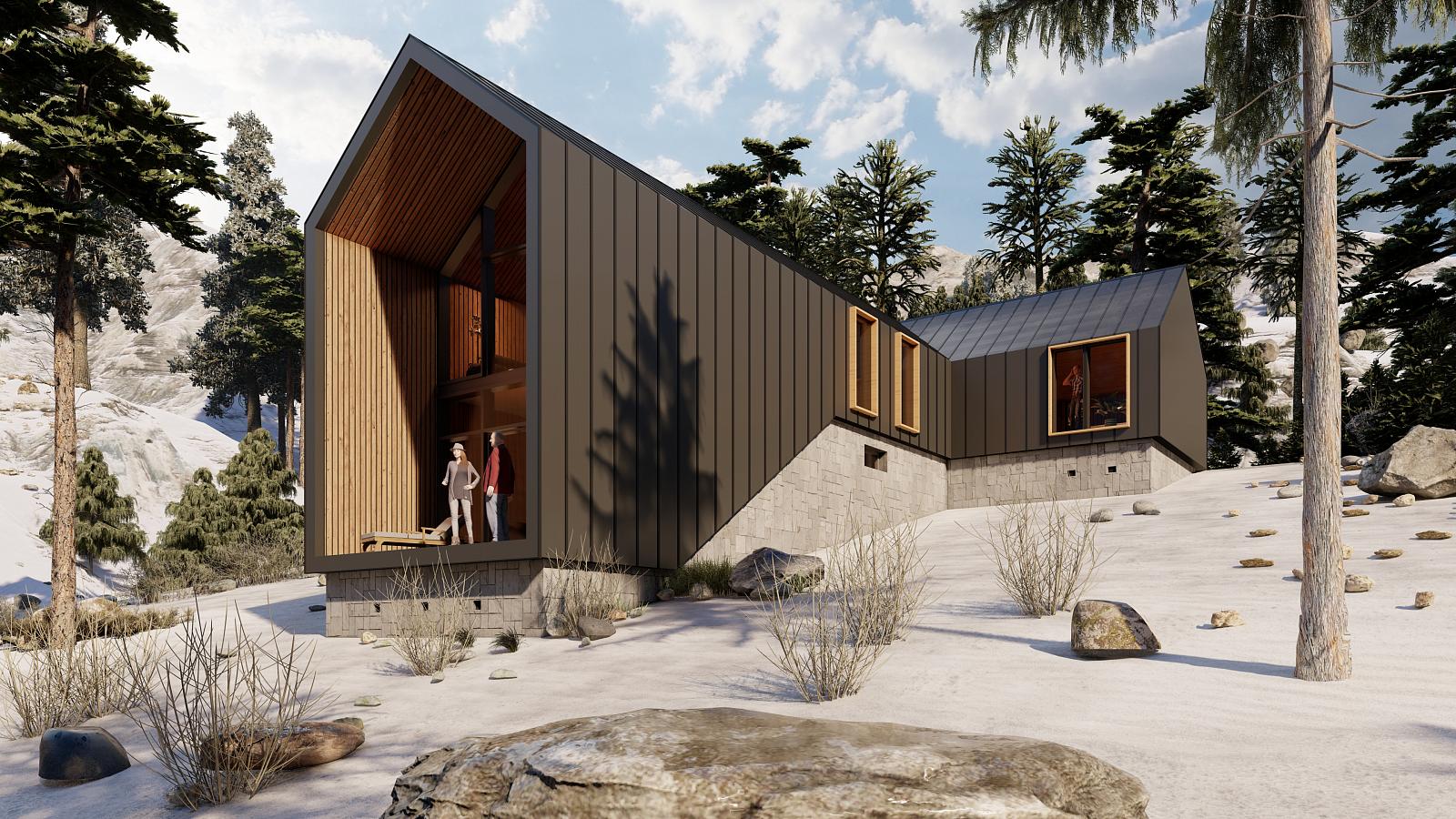 проект амбарного дома фото