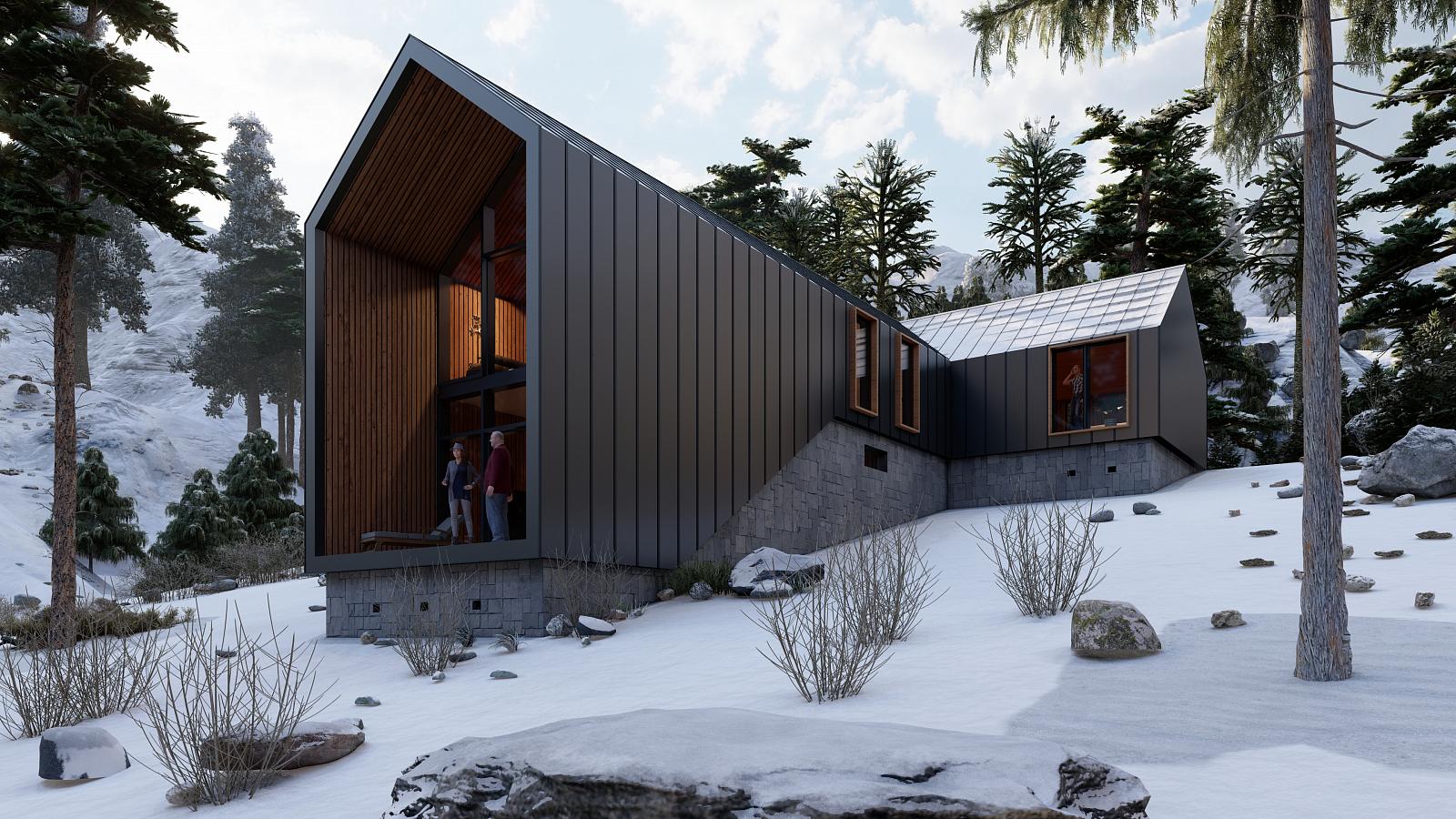 проект амбарного дома фото