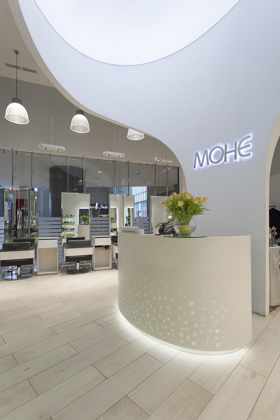 Современный дизайн салона красоты фото