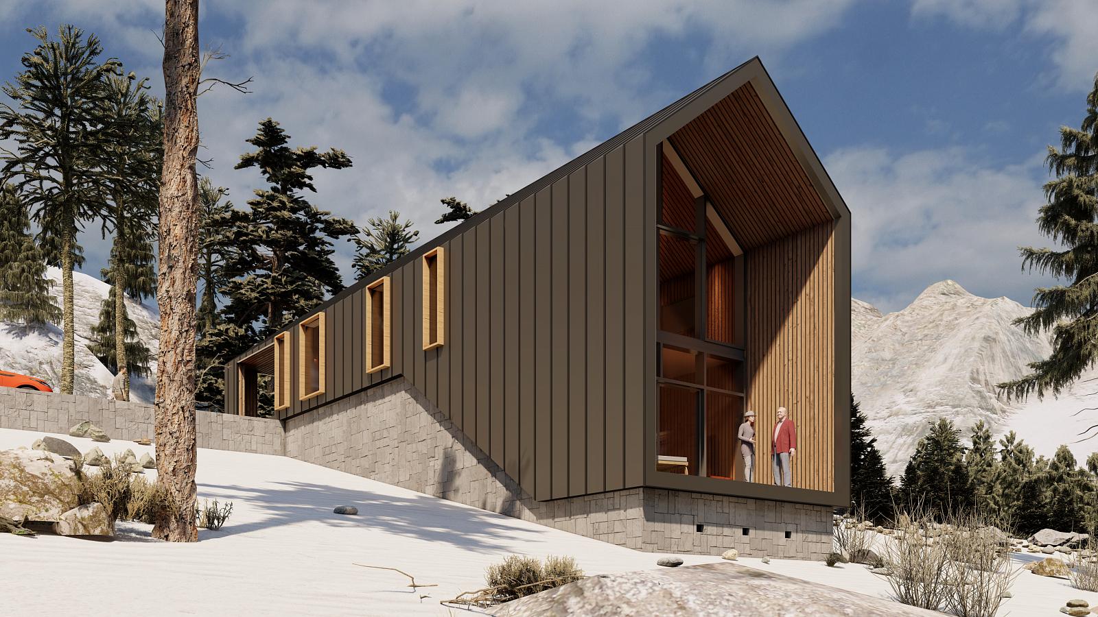 проект амбарного дома фото