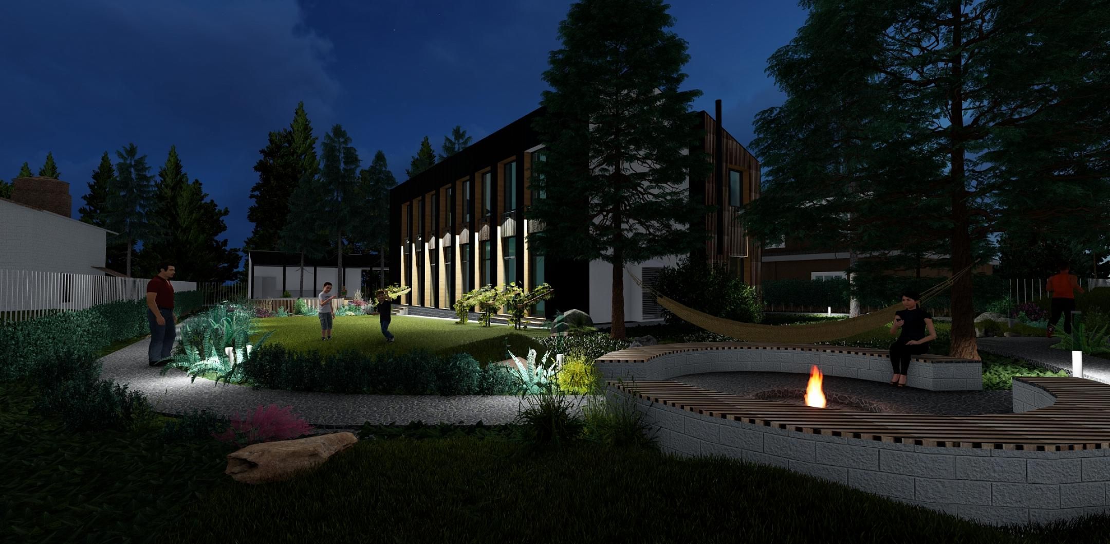 Дизайн загородного коттеджа фото