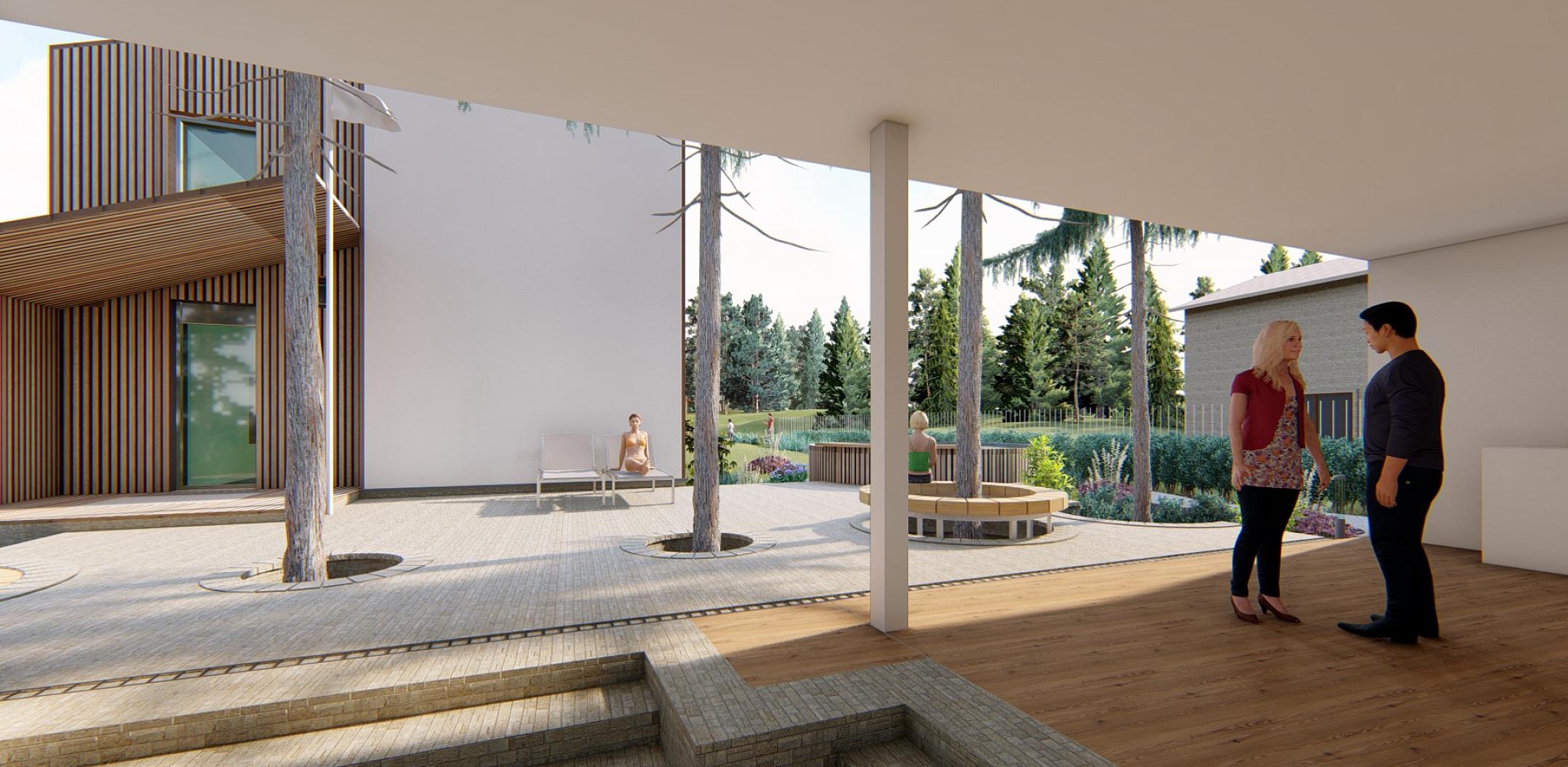 Дизайн большого загородного дома фото