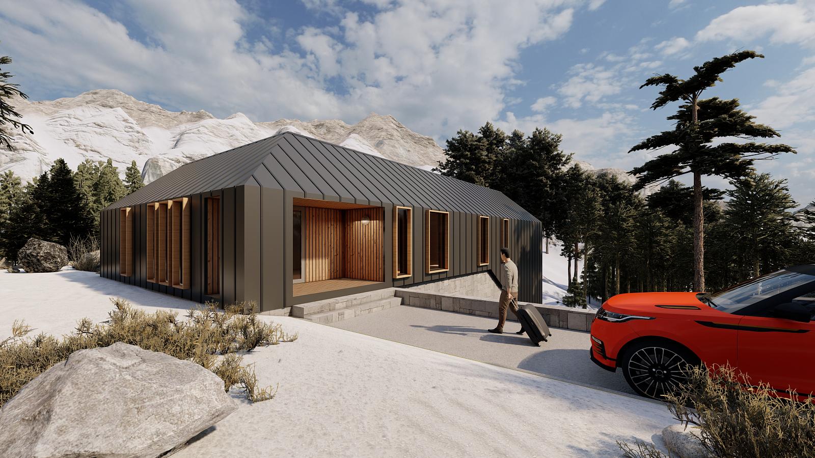 проект амбарного дома фото