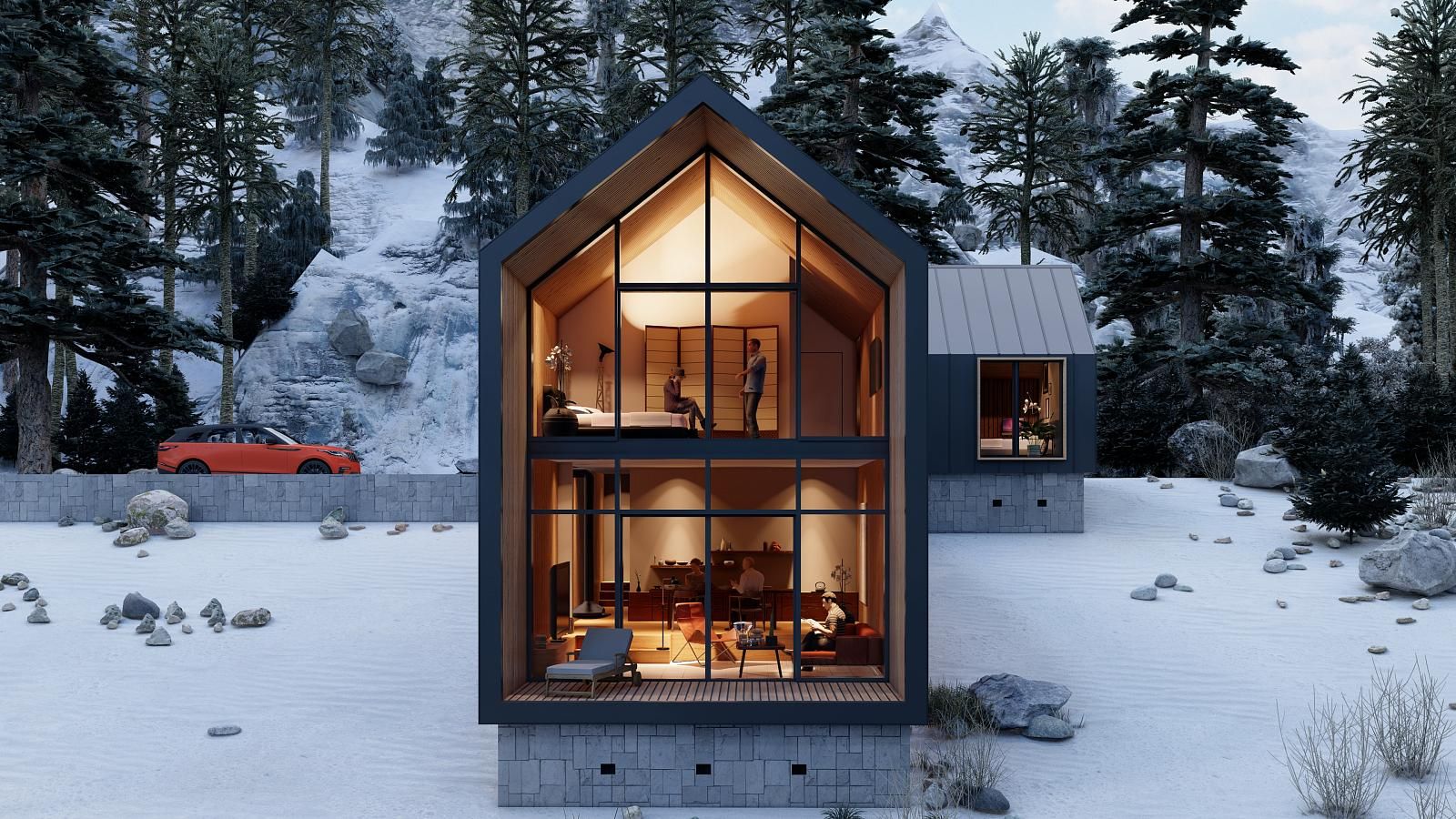 проект амбарного дома фото